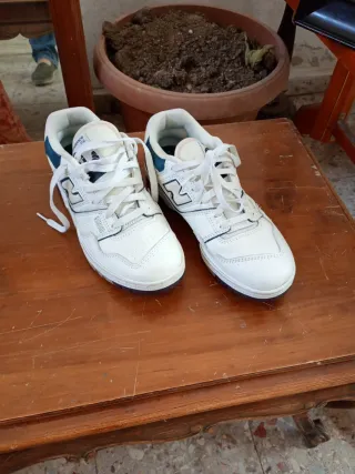 Zapatillas New Balance 550 Blancas y Azules