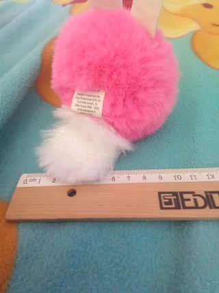 Peluche conejito rosa suave