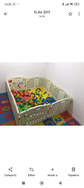 Parque de bolas infantil