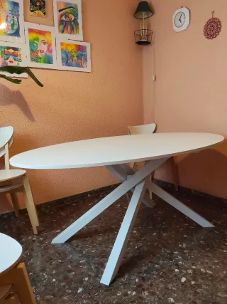 Mesa ovalada Ikea 6 personas