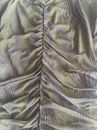 Camiseta tul fruncida mujer talla única