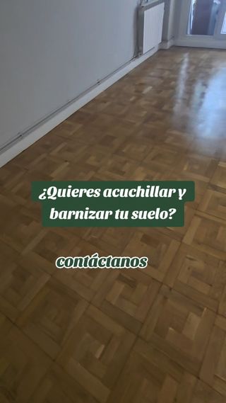 Acuchillador y barnizador de suelos