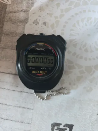 Cronómetro Casio Negro