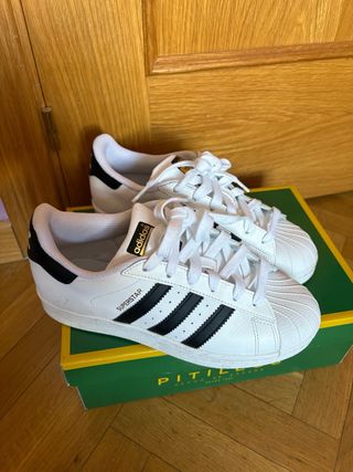 Adidas Superstar Blancas Talla 38