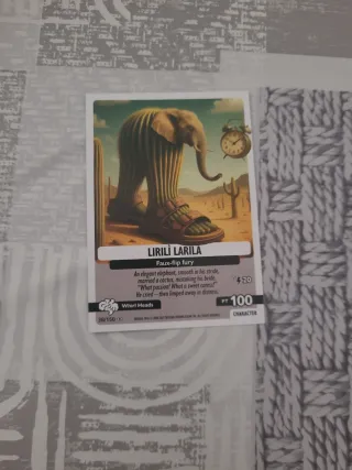 Carta Lirili Larila Faux-flip fury