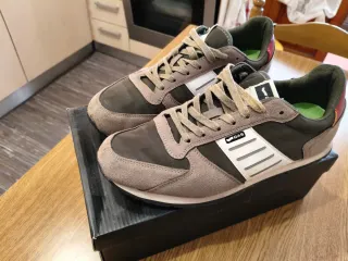 Scarpe Gas Uomo Beige/Verde