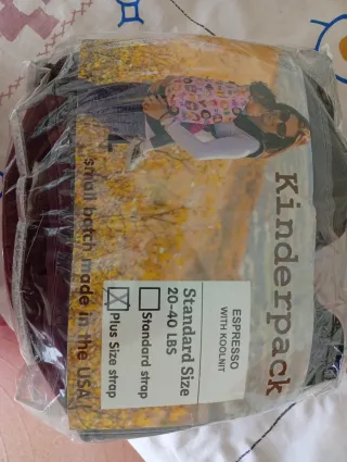 Mochila portabebés Kinderpack Espresso
