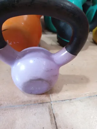 Pesa rusa 4kg morada