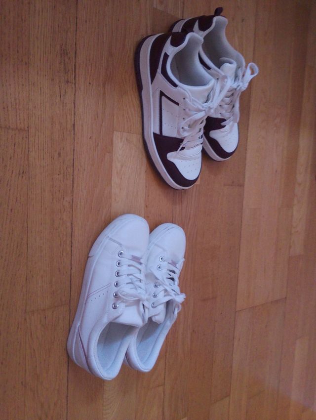 Lote de dos zapatillas deportivas talla 38