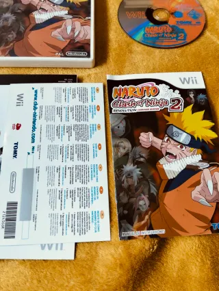Juego Wii Original Naruto Clash of Ninja 2.       
