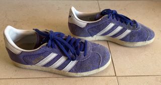 Scarpe Adidas Gazelle Viola e Bianche
