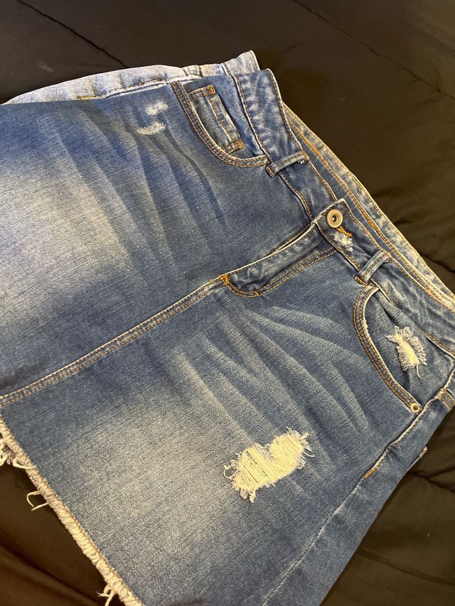 Faldas vaqueras desgastadas