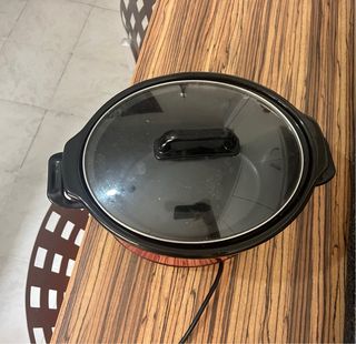 Olla Crock Pot Roja.