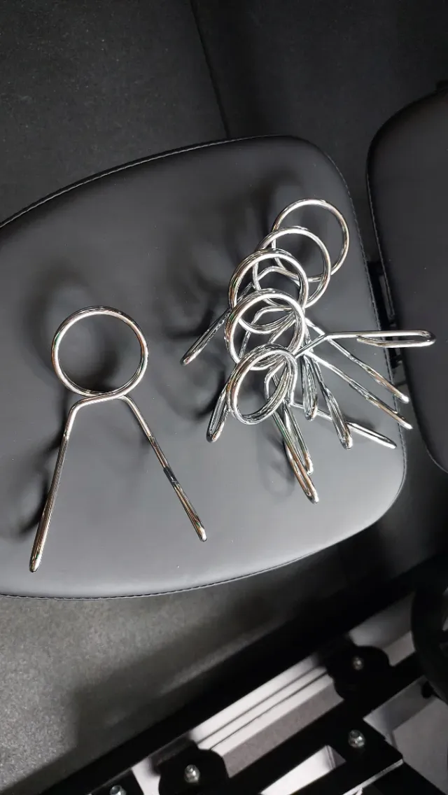 6 pinzas para barra olímpica nuevas