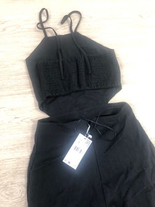 Mono Mango Teen Negro Talla S