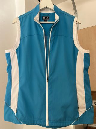 Chaleco Adidas Azul y Blanco Talla L