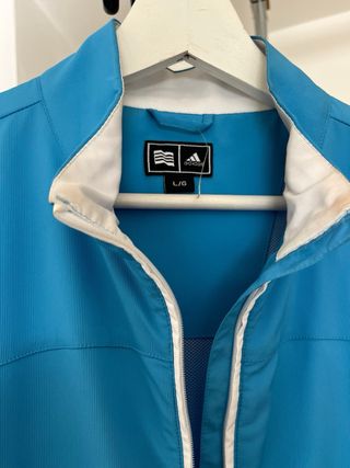 Chaleco Adidas Azul y Blanco Talla L