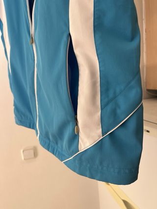 Chaleco Adidas Azul y Blanco Talla L