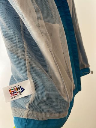 Chaleco Adidas Azul y Blanco Talla L