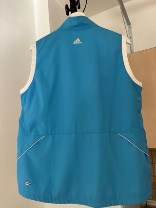 Chaleco Adidas Azul y Blanco Talla L