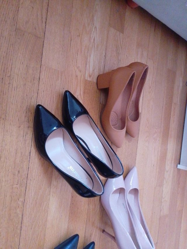 Lote 4 Zapatos Tacón Talla 38