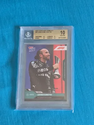 Cromo Lewis Hamilton 2024 Topps Now BGS 10