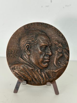MEDALLA BRONCE GREGORIO MARAÑÓN 1887-1960
