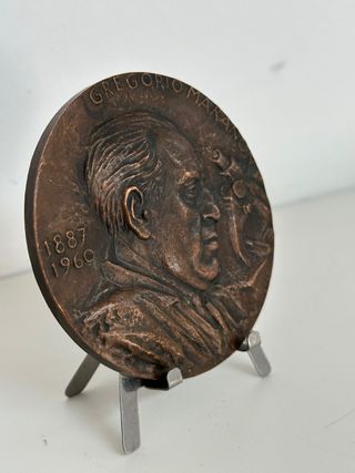 MEDALLA BRONCE GREGORIO MARAÑÓN 1887-1960