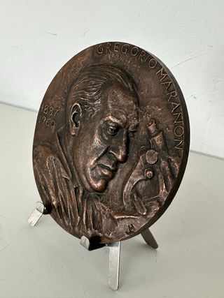 MEDALLA BRONCE GREGORIO MARAÑÓN 1887-1960