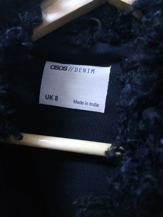 Chaqueta ASOS Denim Negra Talla S