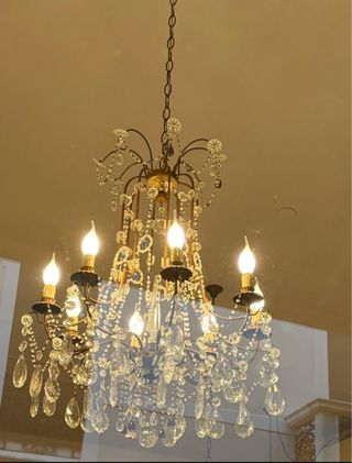 Gocce Cristallo Vetro Vintage Lampadari