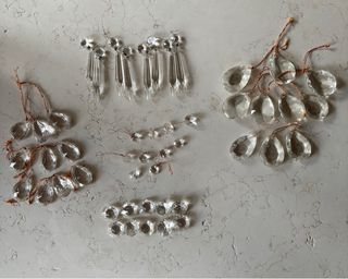 Gocce Cristallo Vetro Vintage Lampadari