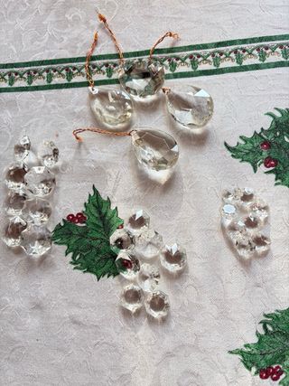 Gocce Cristallo Vetro Vintage Lampadari