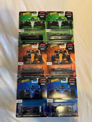 Hot Wheels F1 2024 - Sauber, McLaren, Williams