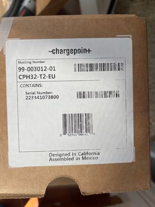 Cargador de coche eléctrico Chargepoint nuevo
