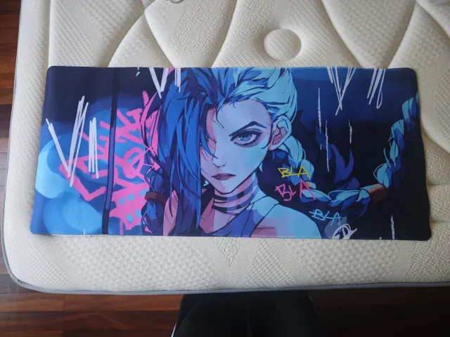 Alfombrilla ratón XXL Jinx LOL Arcane