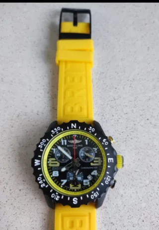 Reloj Cronógrafo Negro/Amarillo (Nuevo)