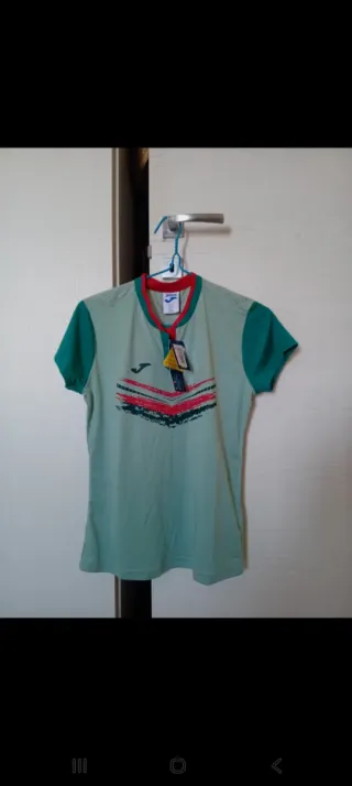 Maglia Joma donna verde e rossa