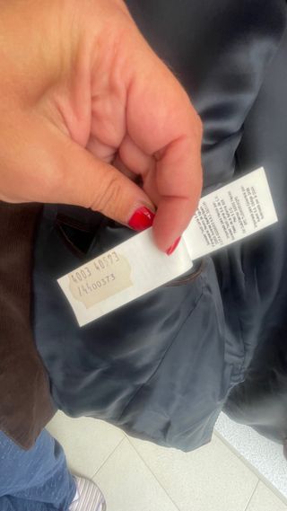 Americana Carolina Herrera Marrón Pana