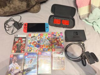 Nintendo Switch + 8 Juegos