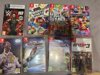 Nintendo Switch + 8 Juegos