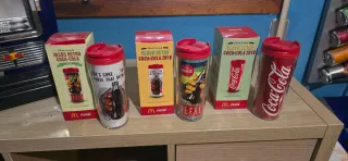 3 vasos termo Coca-Cola Retro