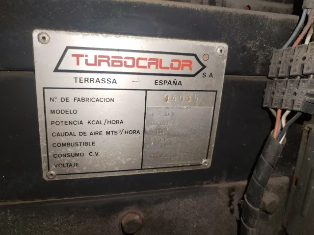 Estufa Turbocalor Gasoil Monofásica 220V 