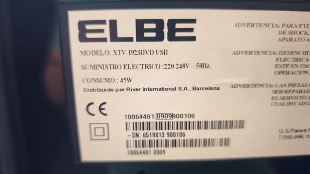 TV TDT con DVD per camper