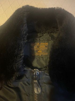 Chaqueta Bomber Negra Alpha Industries