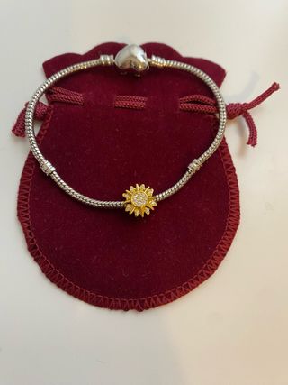 Charm dorado para Pandora