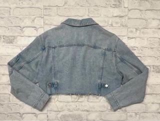 Chaqueta denim crop
