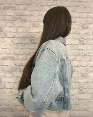Chaqueta denim crop