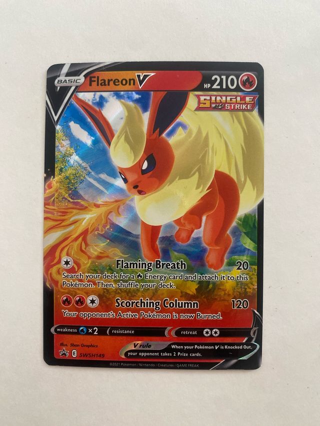 Pokemon TCG Flareon V SWSH149