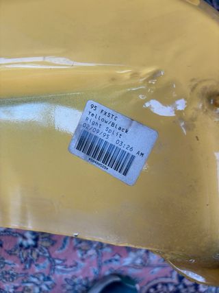 Serbatoio Harley Davidson Giallo